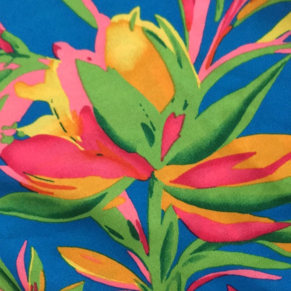 J. CREW Racerback/Spaghetti Strap Floral Top - Picture 5 of 8